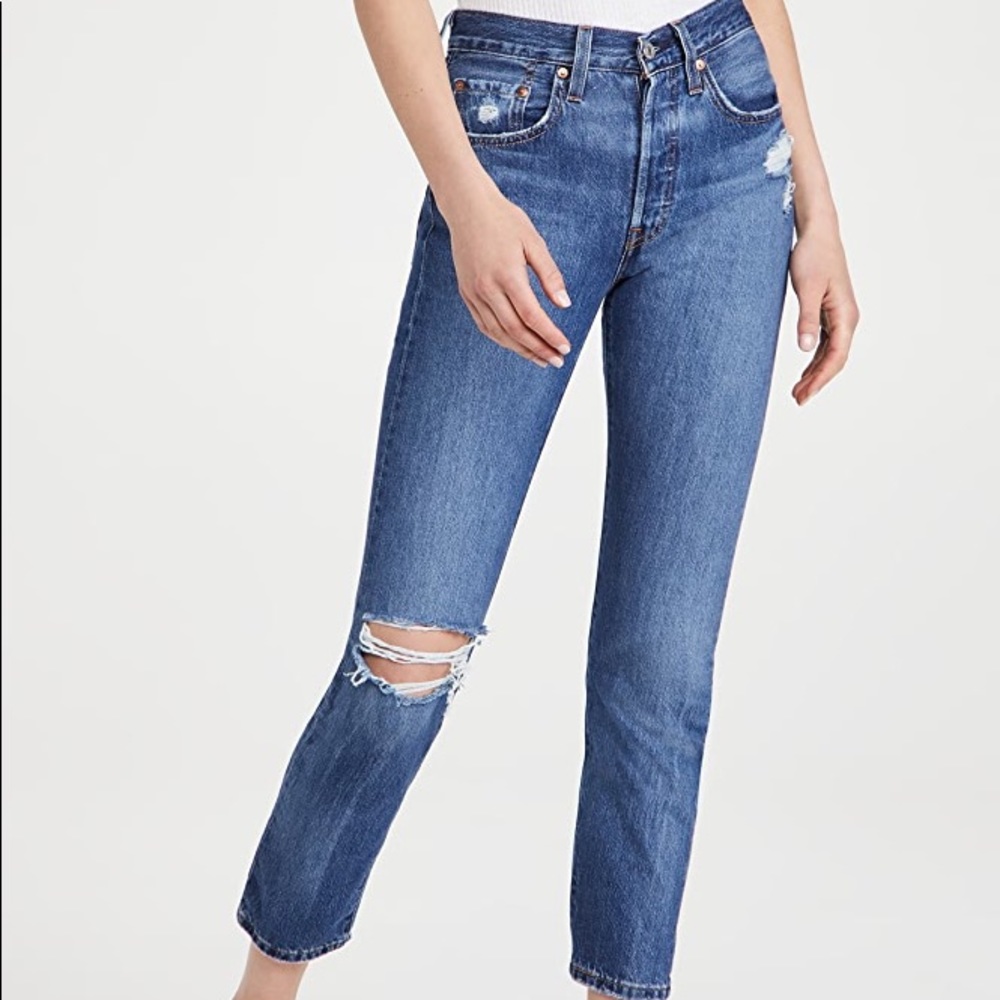 Levi’s 501 Skinny in color samsone winter